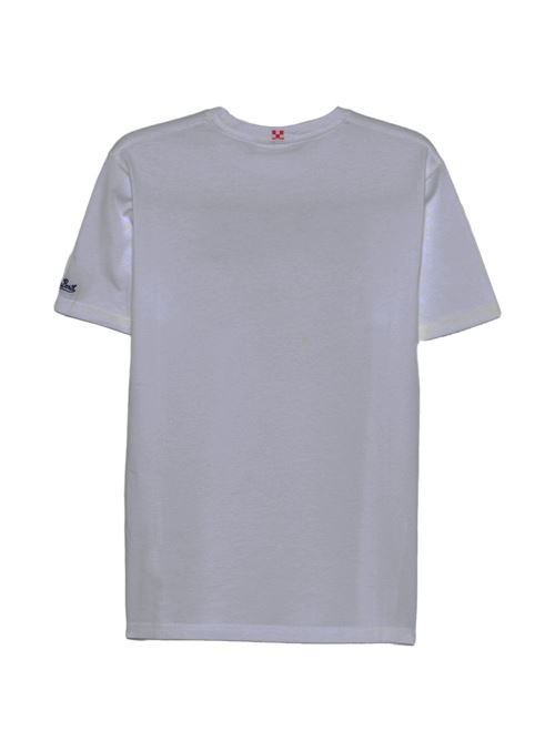 T-shirt uomo MC2 Saint Barth Denver bianca con stampa MC2 SAINT BARTH | DENVER04496L